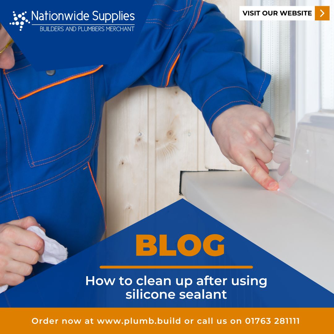 How to clean up after using silicone sealant