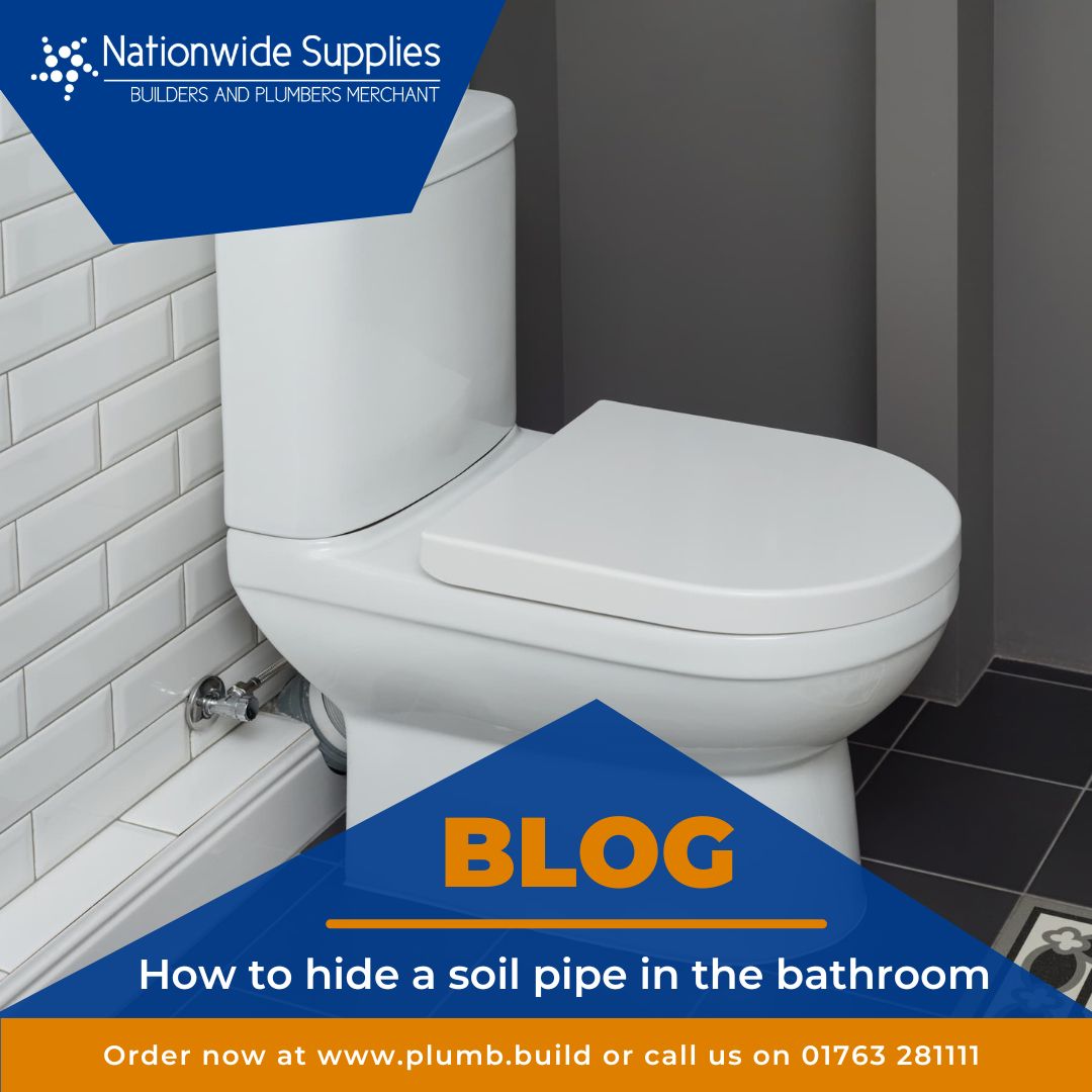 How to hide a soil pipe in the bathroom