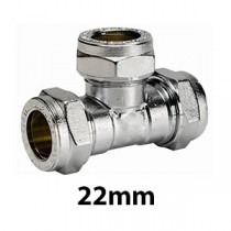 22mm Chrome Compression Fittings