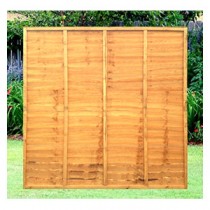 Waney Edge Fence Panels