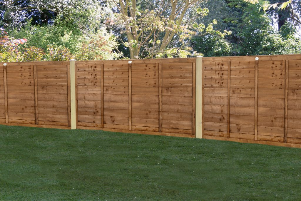 Forest Garden DTS 6ft x 6ft (1.83m x 1.83m) Brown Pressure Treated Superlap Fence Panel - Pack of 3 