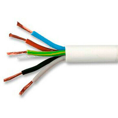 Pre-Cut Cable - 0.5mm 5 Core Heat Resistant Flex Cable (2095Y) - 5m