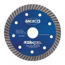 Mexco UHXCEL Porcelain (8mm Castellated Segment) Professional Diamond Blade - 115mm x 22mm
