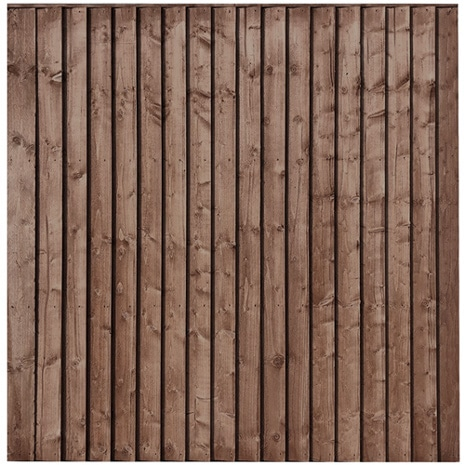 6' x 6' (1830mm x 1800mm) Fully Framed Feather Edge Closeboard Fence Panel