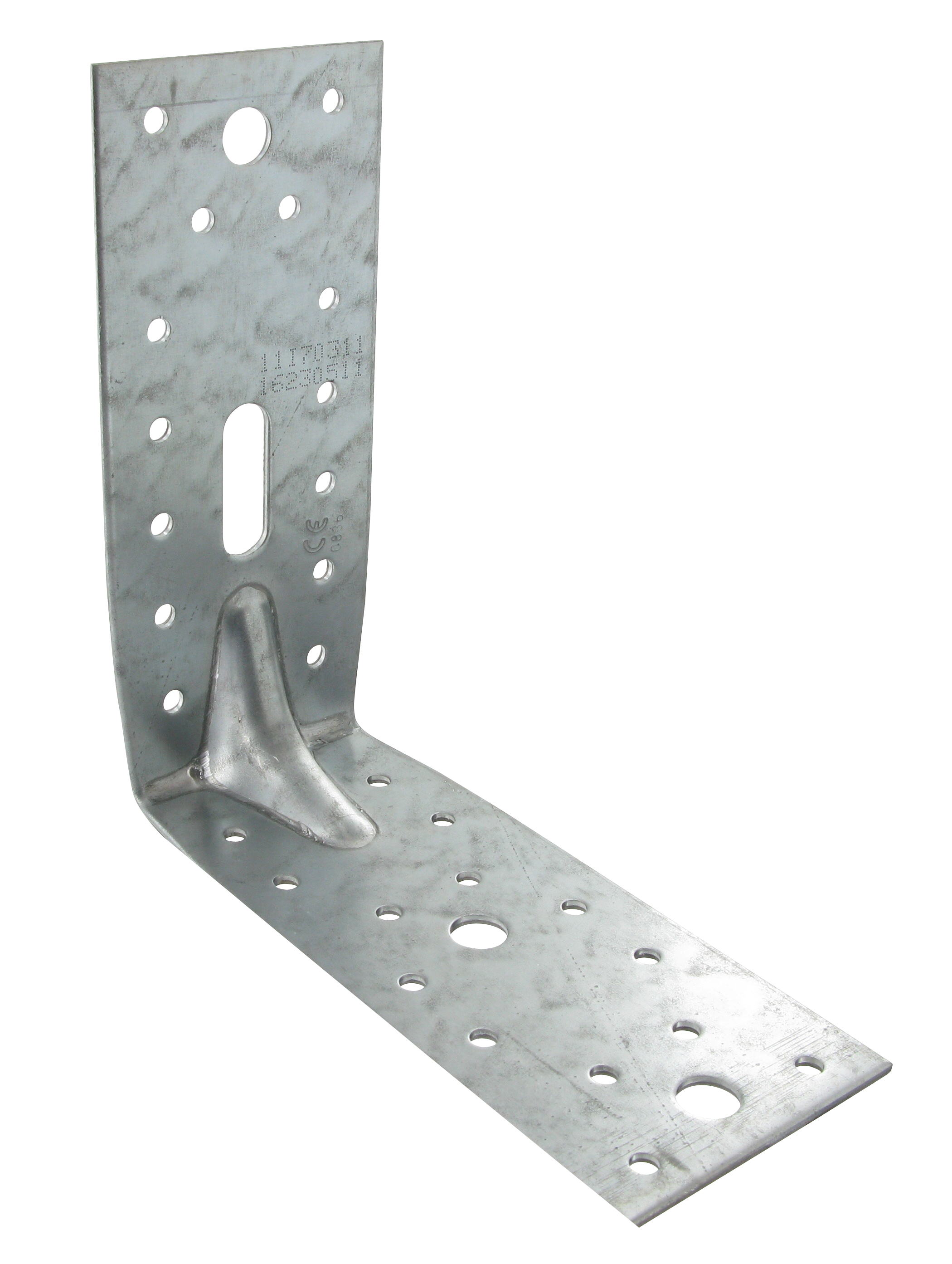 Simpson Strong-Tie E9/2.5 Large Reinforced Galvanised Angle Bracket  - 154 x 152.5 x 65mm (2.5mm Gauge)