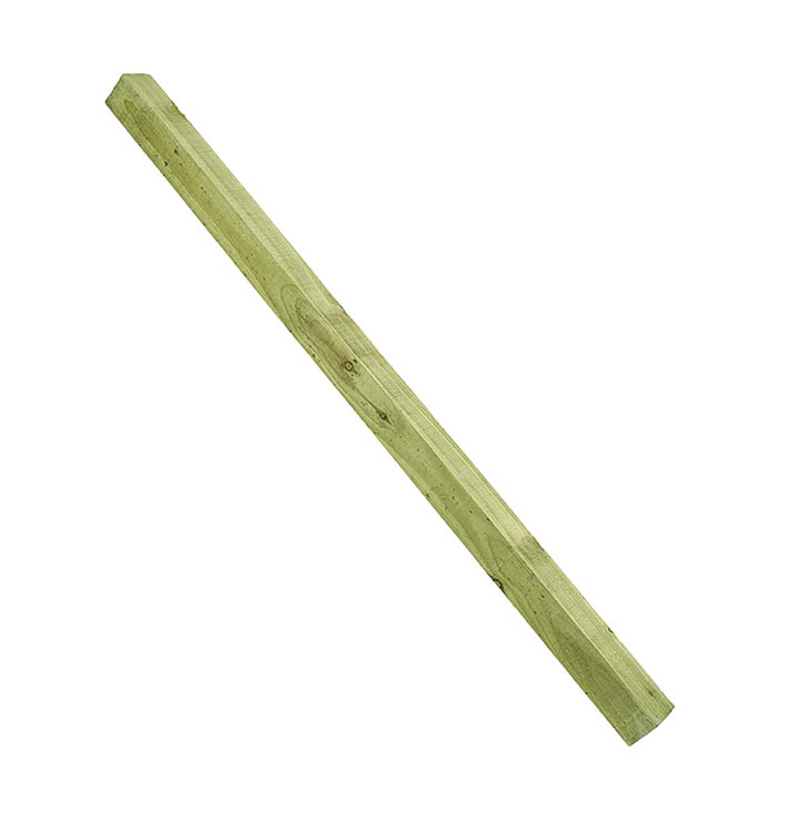 Forest Garden DTS Green Fence Post 5ft - 150 x 7.5 x 7.5cm - Pack of 5 