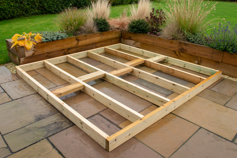 Forest Garden DTS Ecodek Composite Deck Kit - Pennine Millstone 