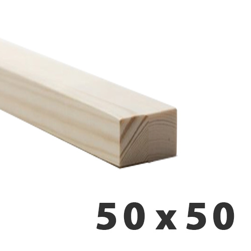 50 x 50mm (Fin: 44 x 44mm) PAR/PSE Softwood Pine Timber (2x2)