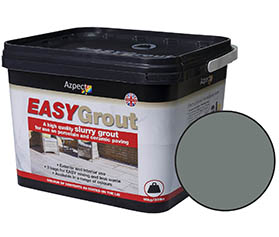 Azpects EASYgrout Porcelain Jointing Slurry - Grafito - 15kg Tub