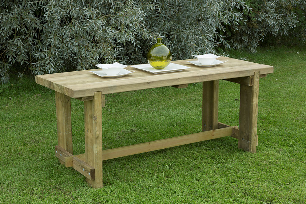 Forest Garden DTS Refectory Table - 1.8m (Home Delivered)
