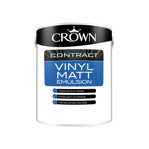 Crown Contract Vinyl Matt Emulsion (Water Based) - Magnolia - 2.5L