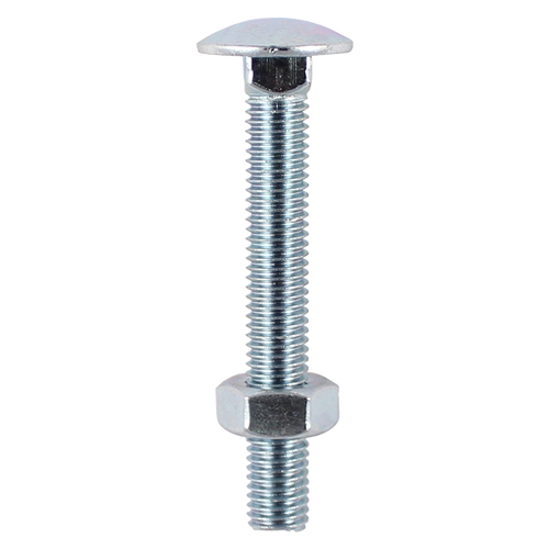 TIMco M12 Carriage Bolt & Nut - M12 x 130mm (Box of 10)