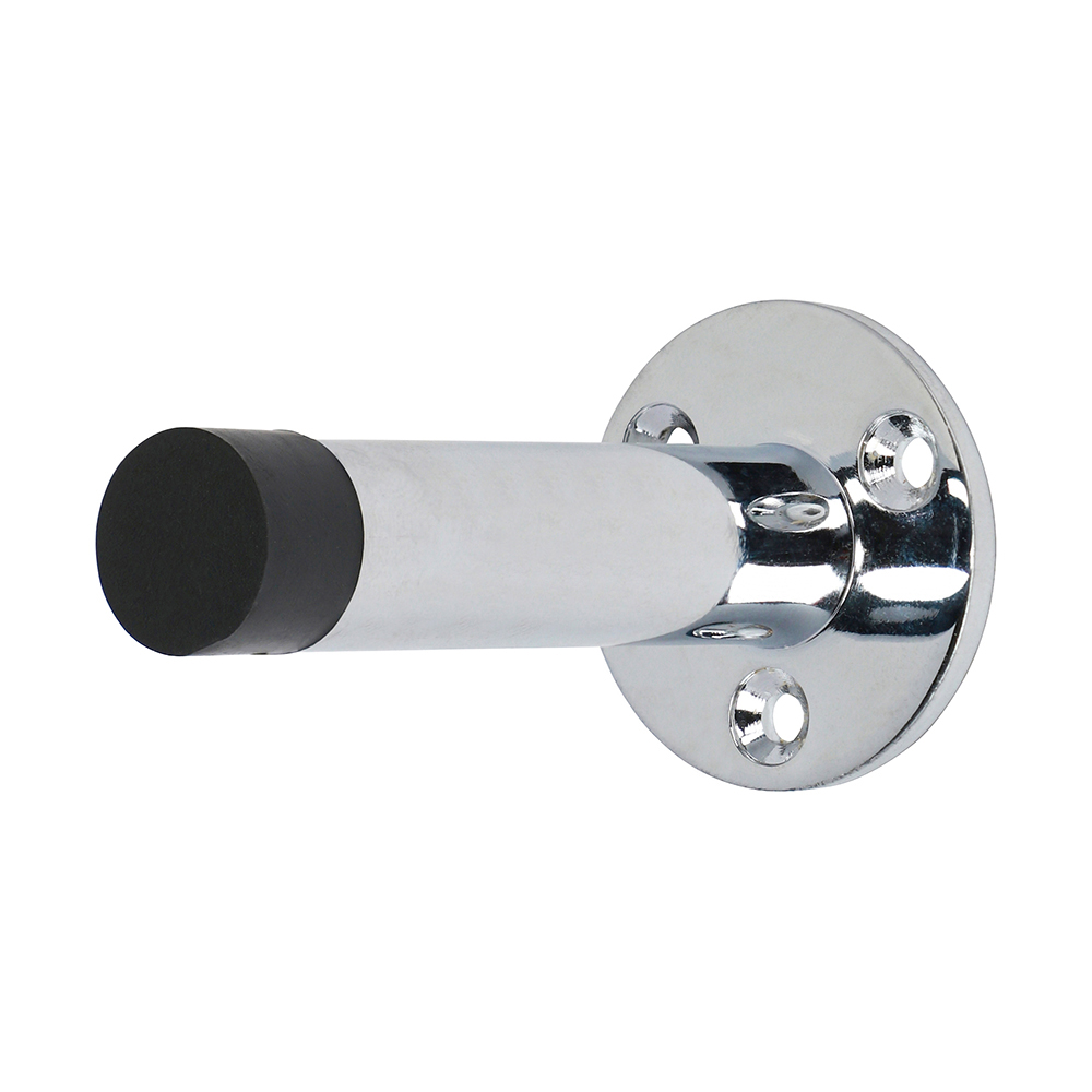 Timco 70mm Projection Door Stop - Polished Chrome