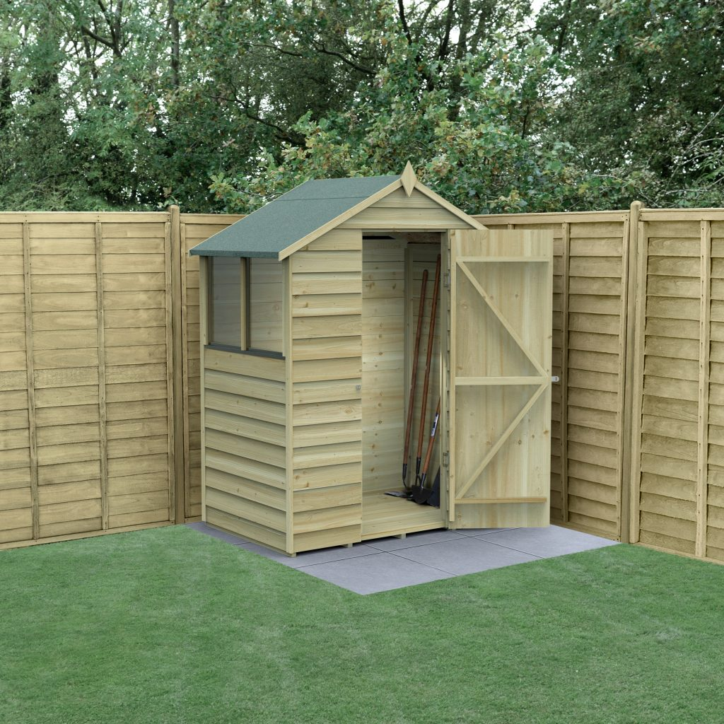 Forest Garden DTS Overlap Pressure Treated 5x3 Apex Shed 