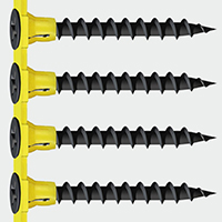 3.5x32mm Collated Bugle Drywall Screws (Box of 1000) - Black Phosphate