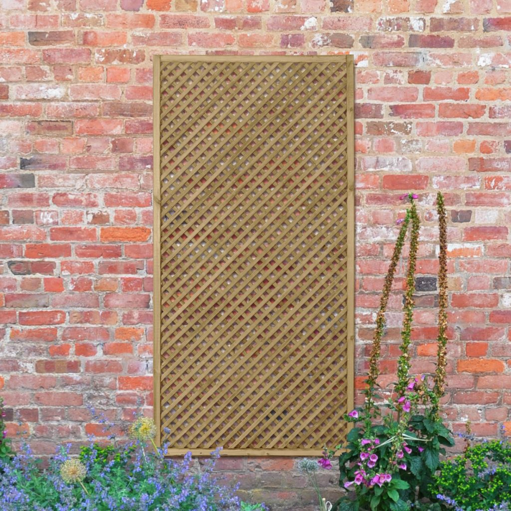 Forest Garden DTS Wisley Lattice - 180 x 90cm - Pack of 3 