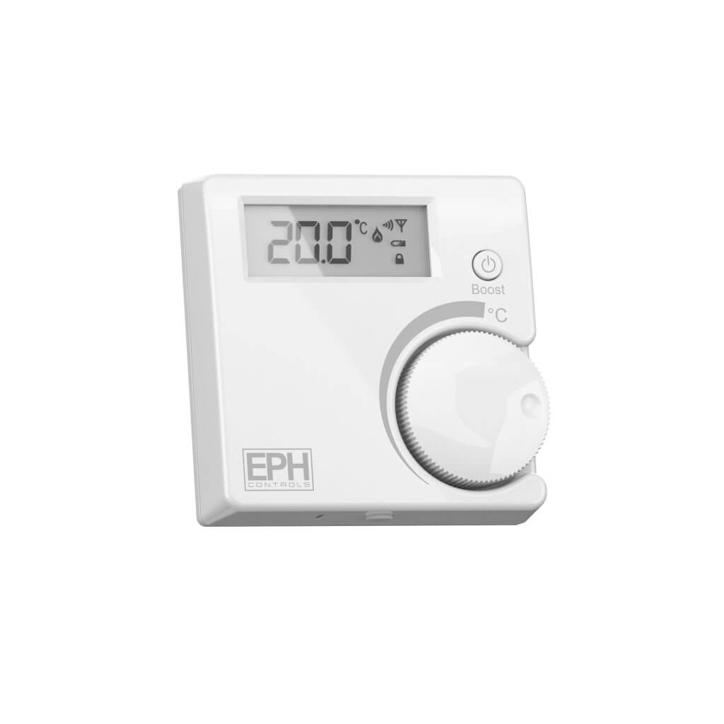 EPH RF Room Thermostat (w/ on / off button)