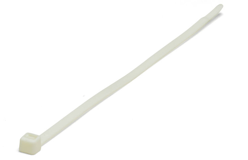 Natural Nylon Cable Ties: 300 x 4.8mm (Pack of 100)