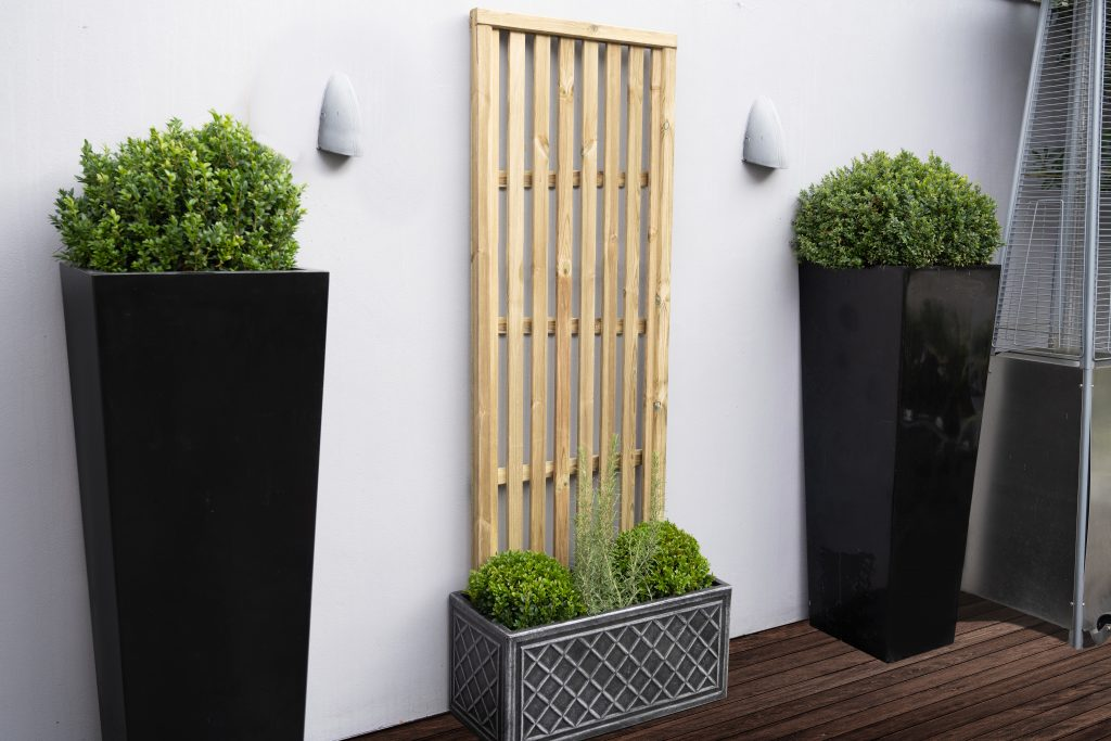 Forest Garden DTS 1.8m x 0.6m Pressure Treated Vertical Slatted Screen - Pack of 3 
