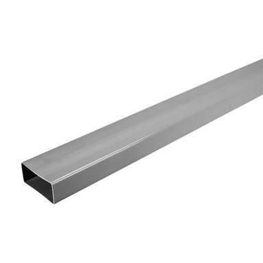 110mm x 54mm x 1000mm Flat Duct Channel - Grey