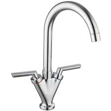 Prima V Shape Dual Lever Mixer Kitchen Tap - Chrome