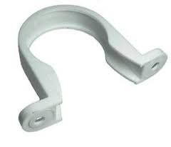 32mm Universal Waste Pipe Clip - White
