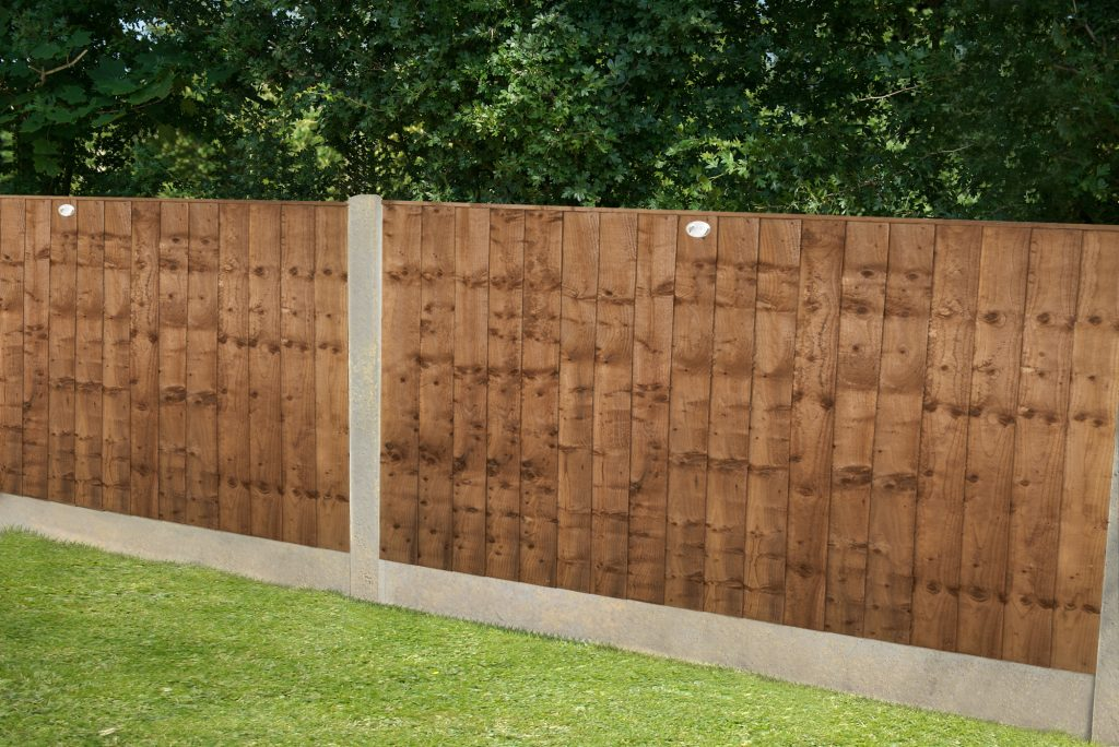 Forest Garden DTS 6ft x 3ft (1.83m x 0.93m) Pressure Treated Brown Pressure Treated Closedboard Fence Panel - Pack of 3 