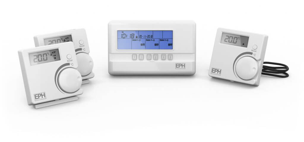EPH 3 Zone Wireless RF Programmer Pack (2x Thermostat)