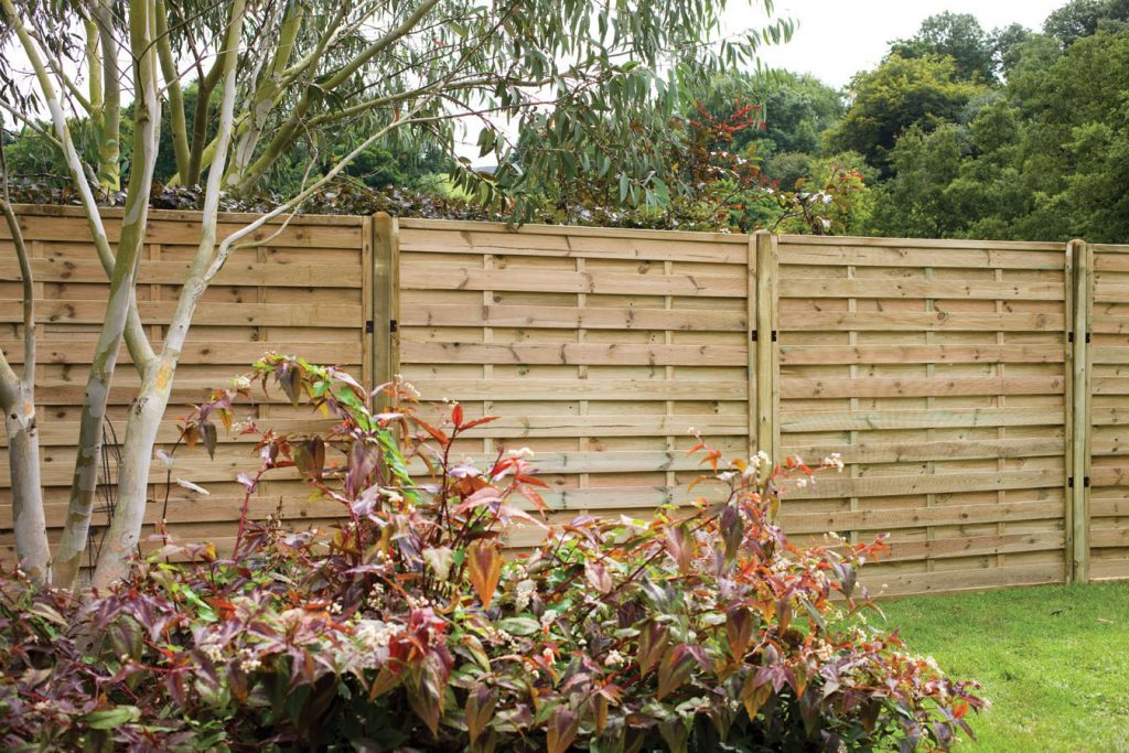 Forest Garden DTS 1.8m x 1.8m Pressure Treated Decorative Europa Plain Fence Panel - Pack of 5 