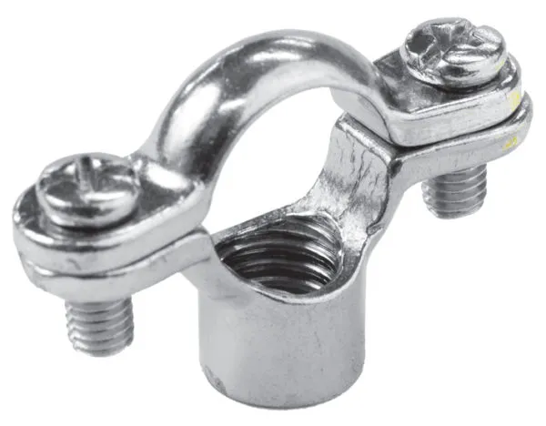 Chrome M10 15mm Female Munsen Ring Pipe Clip