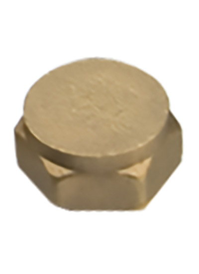 Pre-Packed BRF Brass Cap 1" (Pack of 1)