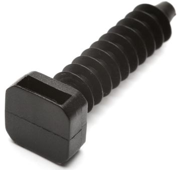 Cable Tie Knock-In Masonry Mounts - 7mm - Black (Pack of 100)