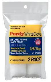Purdy 4.5" White Dove Roller Sleeve (3/8" Pile) (Pack of 2)