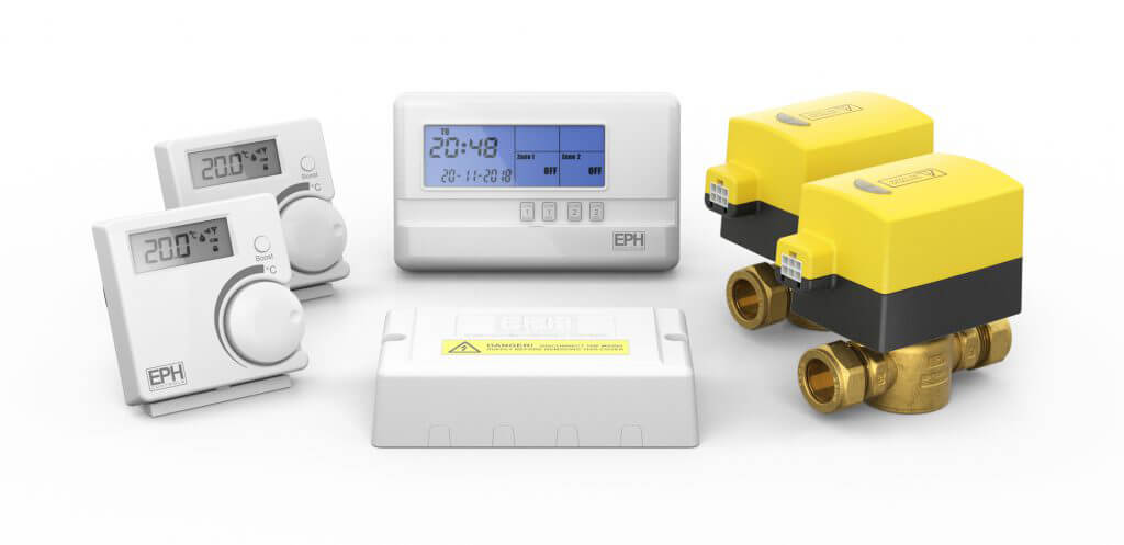 EPH 22mm 3-Zone Combi Zoning Wireless RF Pack (R27 Programmer w/ Frost Protection)