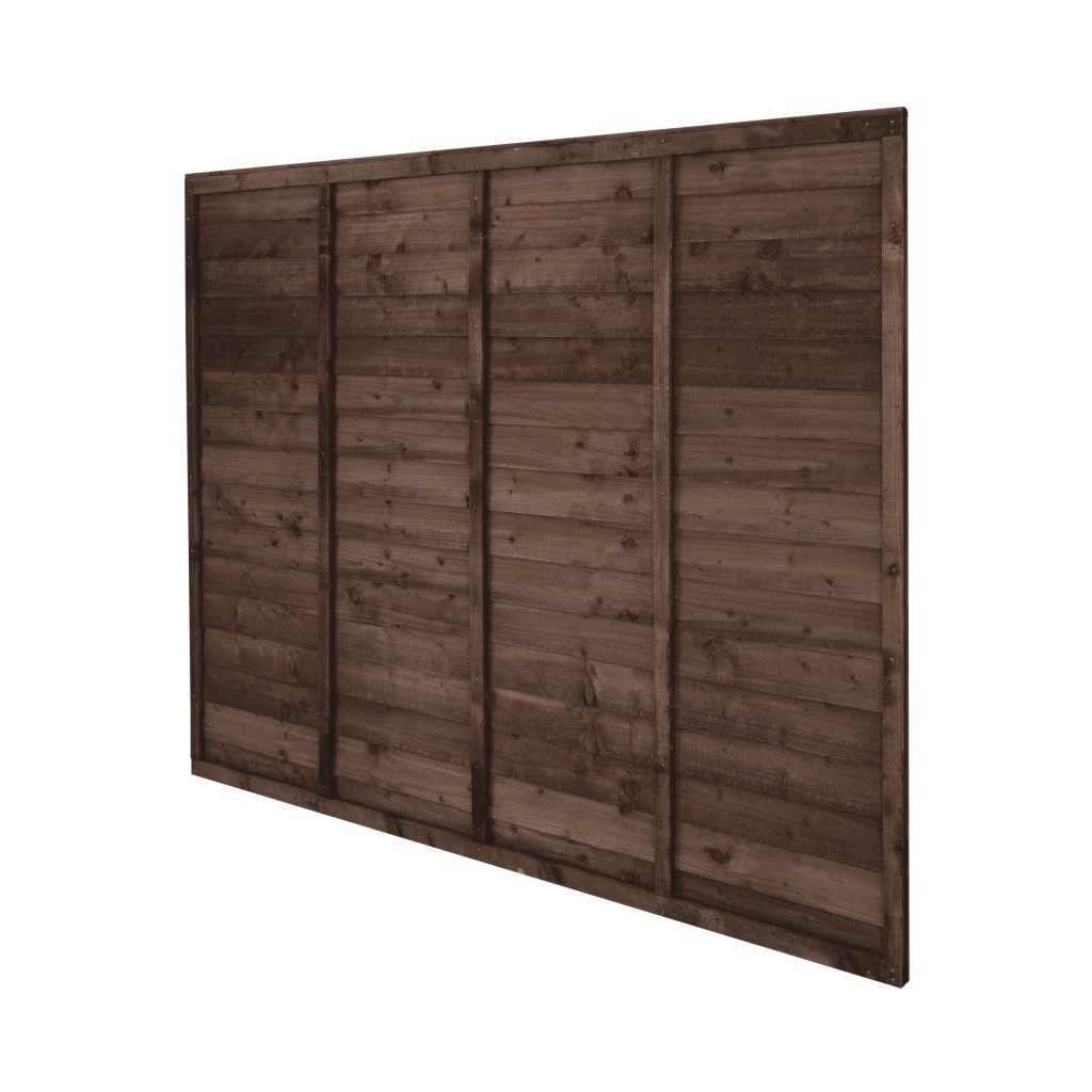 Forest Garden DTS 6ft x 5'6ft (1.83m x 1.68m) Brown Pressure Treated Superlap Fence Panel