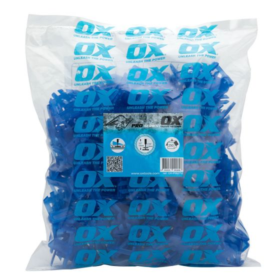 OX OX-P162762 Pro Tile Level System 3x 13mm Spacer 250pk Professional DIY 