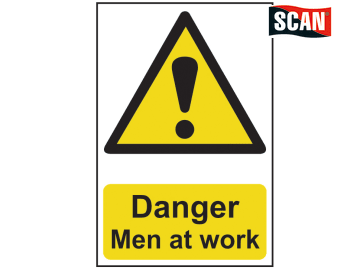 Safety Sign - Danger Men at work