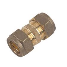 15mm Brass Compression Coupling