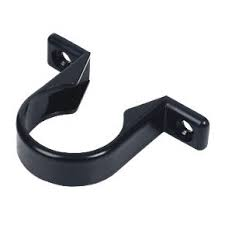 40mm Universal Waste Pipe Clip - Black