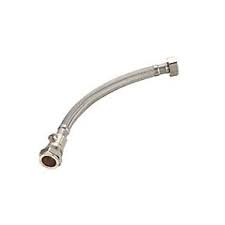 500mm NEW Flexible Tap Connector with Isolating Valve 15mm x 1/2" 10mm Bore 