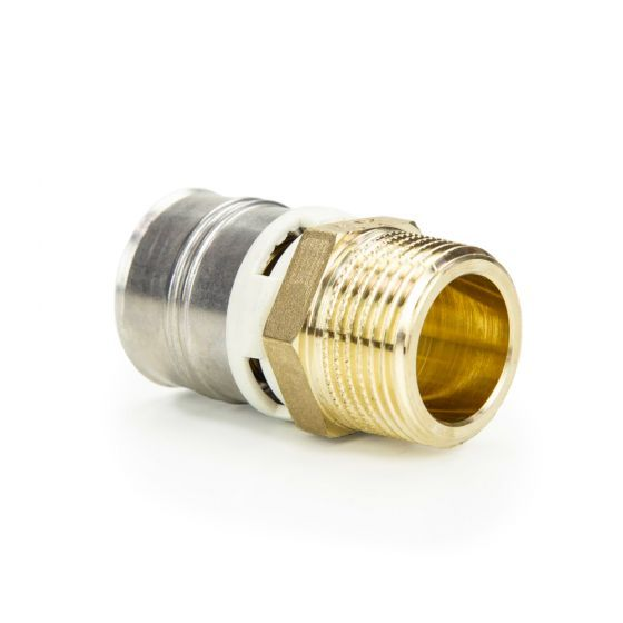 Alpex 16mm Alpex F50 PROFI Press-Fit Male Thread Adaptor 16mm x 3/4"