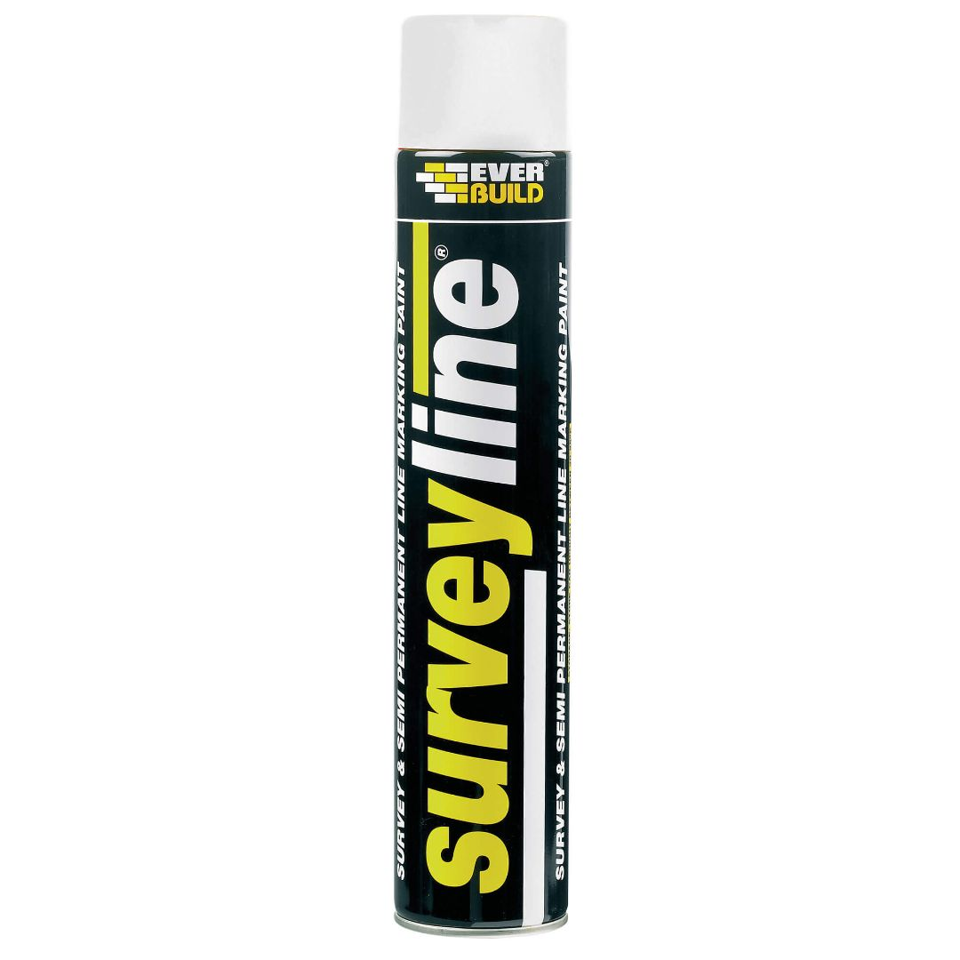 Everbuild Surveyline Marker Spray (White) - 700ml