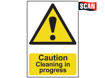 Safety Sign - Caution Cleaning in progress