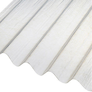 DTS RoofPro Corrugated Polyester Roof Sheet 2000mm x 950mm x 0.8mm - Clear