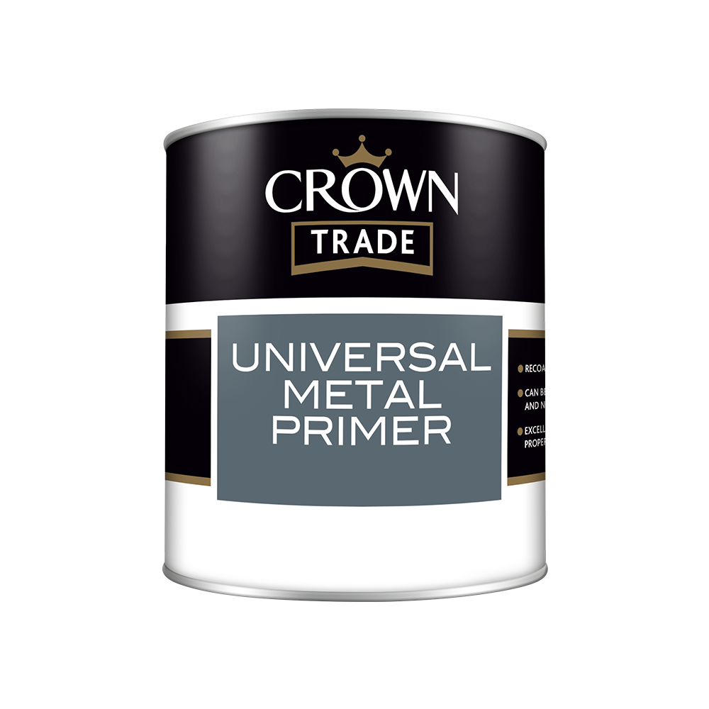 Crown Trade Universal Metal Primer - Grey - 1L