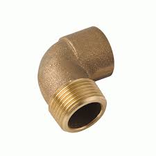 15mm to 1/2" Endfeed Male Iron Elbow