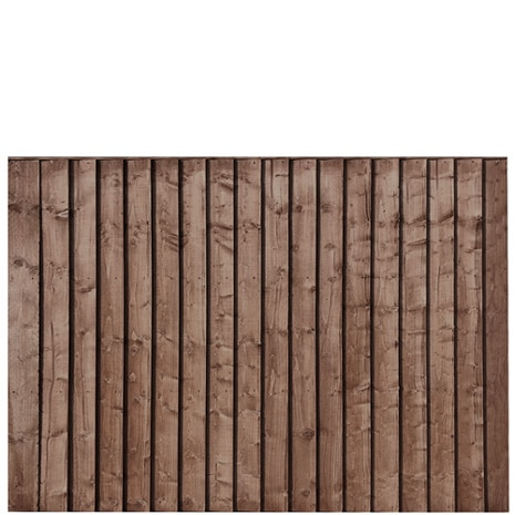 6' x 4'6" (1830mm x 1350mm) Fully Framed Feather Edge Closeboard Fence Panel *DISCONTINUED*