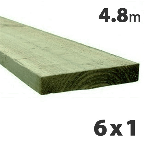 22 x 150mm (6 x 1) Tanalised Kiln Dried Timber (4.8m)