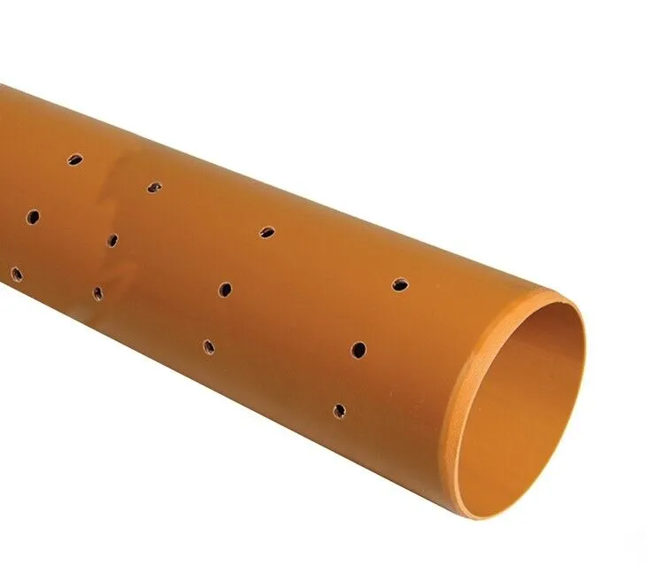 110mm Underground 6m Half Perforated Pipe