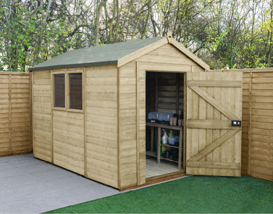 Forest Garden DTS Timberdale 10 X 6 Apex Shed 
